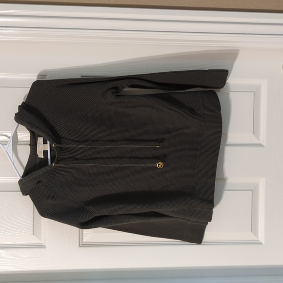 Michael Kors Dark Green Hooded Sweater - Picture 1 of 6